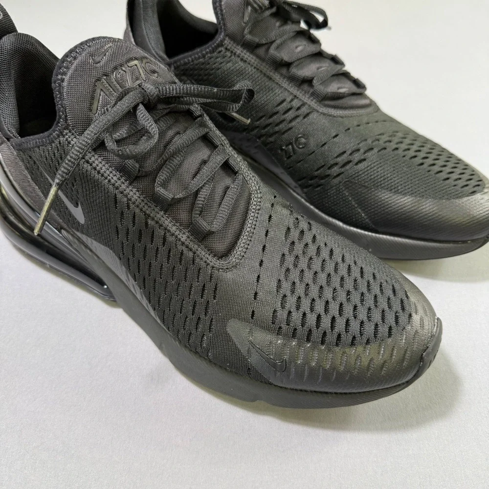 Nike Air Max 270 Sneakers Black Triple Black AH6789-006 Running Shoes